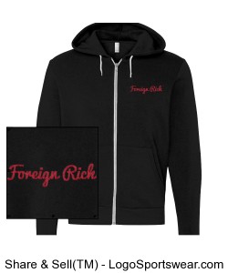 Foreign Rich unisex hoodie Design Zoom
